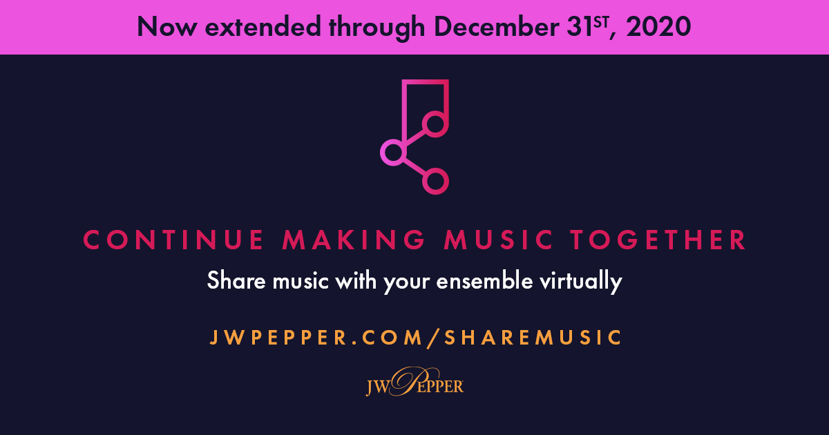 Share Music with your ensemble virtually.