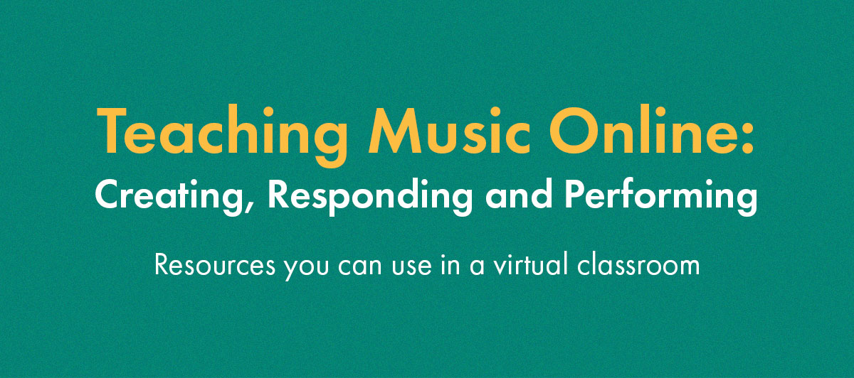 Shop resources for teaching music online