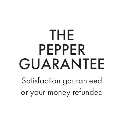 Learn more about the Pepper Guarantee